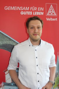 Porträt von Daniel Ullsperger, IG Metall Velbert